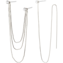 26214-6043 Kalinda Crystal Deco Chain Earstuds 1 set