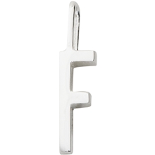 Design Letters Archetype Charm 10 mm Silver A-Z F