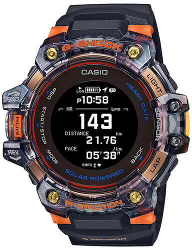 Casio G-Shock G-Squad Heart Rate Monitor -älykello GBD-H1000-1A4ER