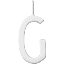 Design Letters Archetype Charm 16 mm Silver A-Z G