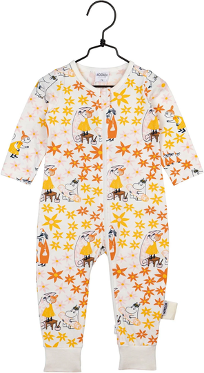 Muumi Tapetti Pyjama, White, Koko 56