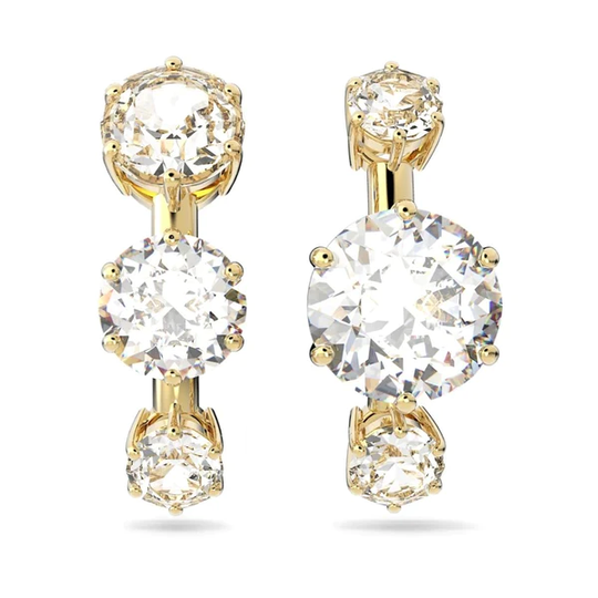 Swarovski Constella keltakullan väriset korvakorut