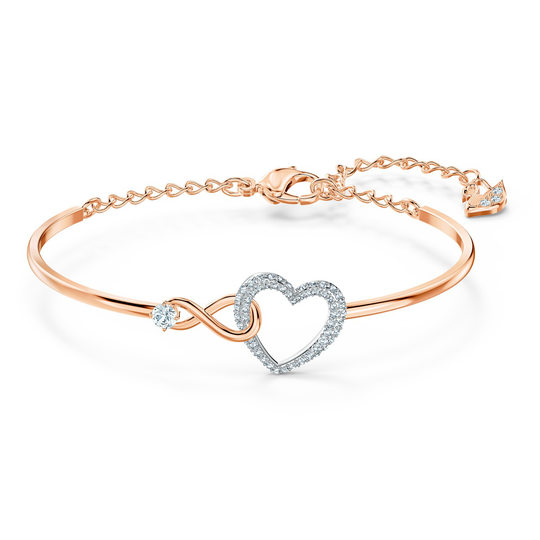 Swarovski Infinity Heart Bangle -rannekoru 5518869