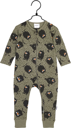 Muumi Pörröinen Vauvan Pyjama, Vihreä, Koko 68