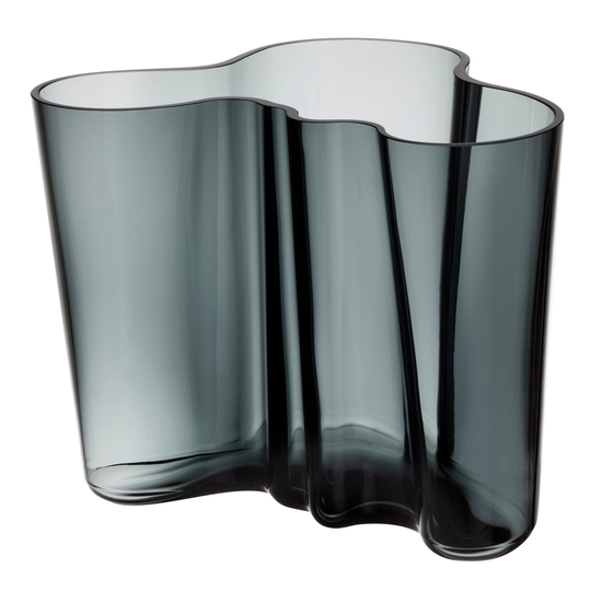 Iittala Aalto maljakko 160 mm, tummanharmaa