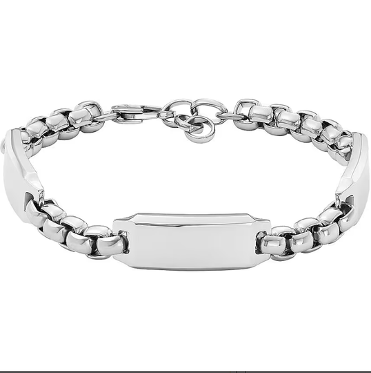 Fossil Drew Mens Ruostumaton Teräs Rannekoru JF04400040