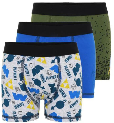 LEGO Wear Bokserit 3-pack, Dark Navy, 104-109