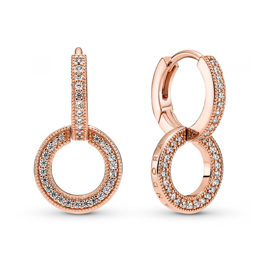 Pandora Rose Logo And Circles -korvakorut 289052C01