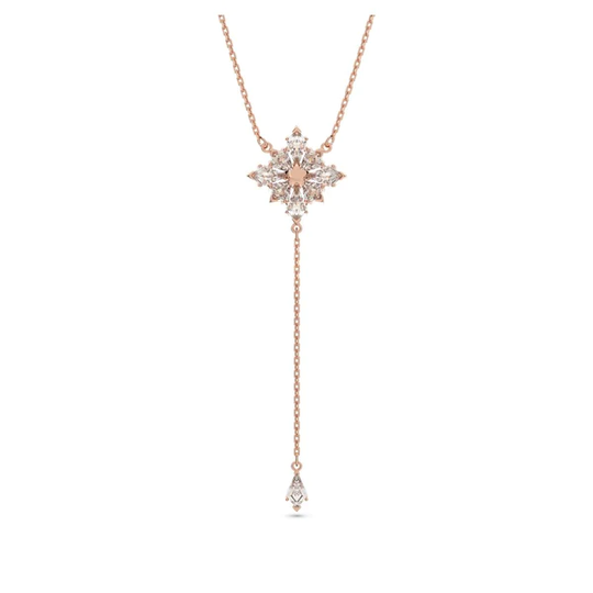 Swarovski Stella Y riipus, ruusukullan värinen, kirkkaat kristallit
