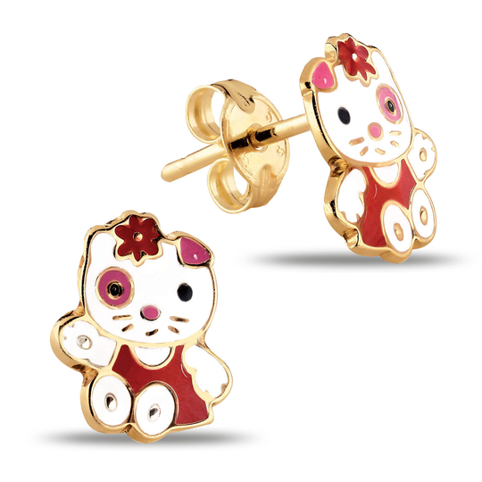 Kultaiset Hello Kitty korvakorut 176921