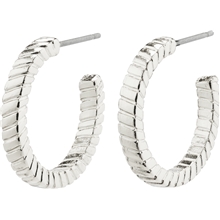 13221-6003 ECSTATIC Square Snake Chain Earrings 1 set