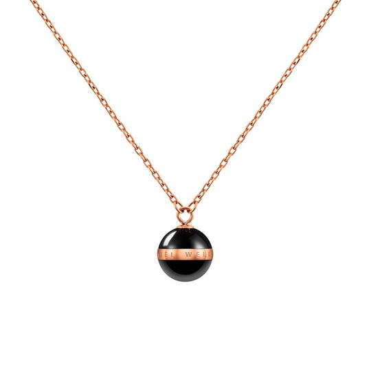 Daniel Wellington Aspiration Rose Gold Black -kaulakoru DW00400156