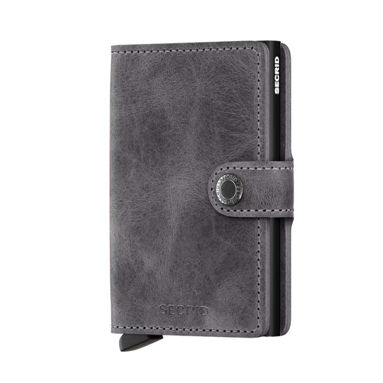 Secrid Miniwallet Vintage Grey-Black MV-GREY-BLACK