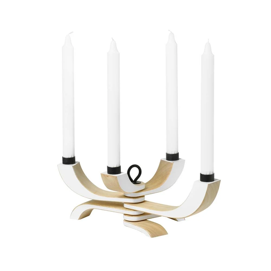 Design House Stockholm Nordic light kynttilänjalka, 4-haarainen valkoinen