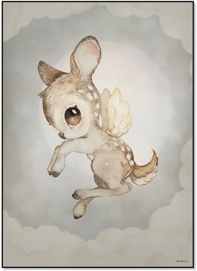 Mrs Mighetto Juliste Dear Kid 50x70