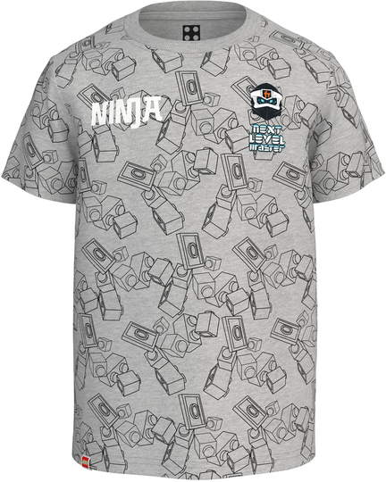 Lego Wear T-Paita, Grey Melange, Koko 122