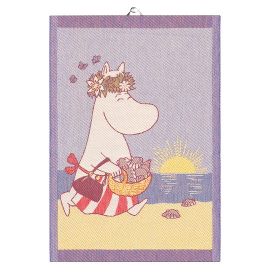 Ekelund Linneväveri Muumi keittiöpyyhe 35x50 cm Summerday