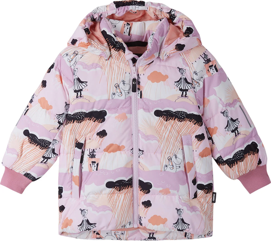 Reima Muumi Lykta Talvitakki, Peach Pink, Koko 104
