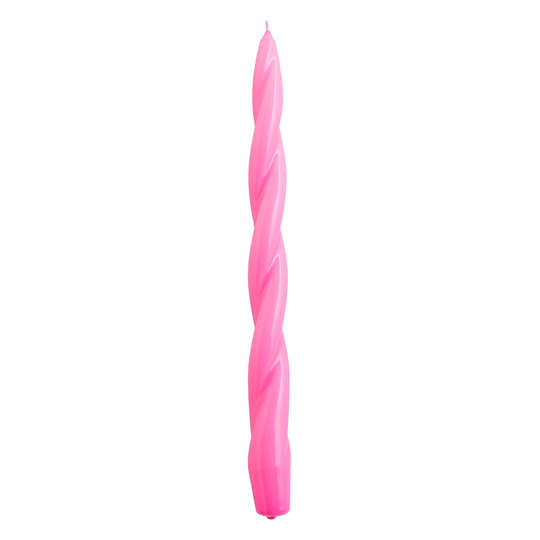 HAY Soft Twist kynttilä, tumma pinkki