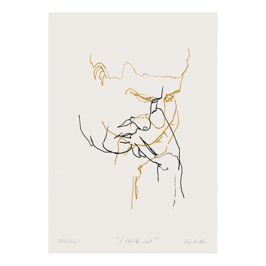 Paper Collective I Think Not 01 (keltainen) juliste 50x70 cm