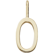 Design Letters Archetype Charm 10 mm Gold A-Z O