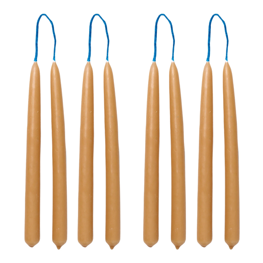 ferm LIVING Dipped kynttilä, 8 kpl, 1,2 cm, olki