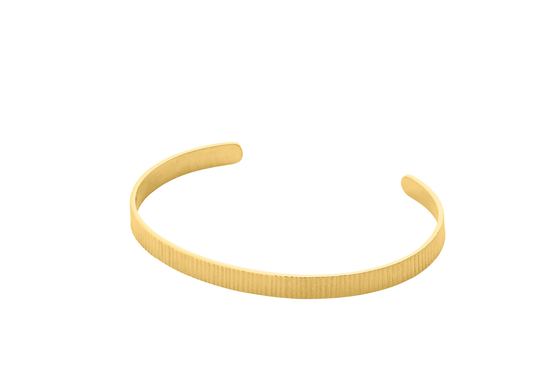 Pernille Corydon Wide Sea Reflection Bracelet Kullattu Hopea Rannekoru B-484-GP-65