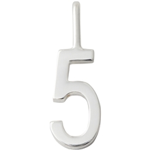 Lucky Numbers 10 mm Silver No. 008 No. 005