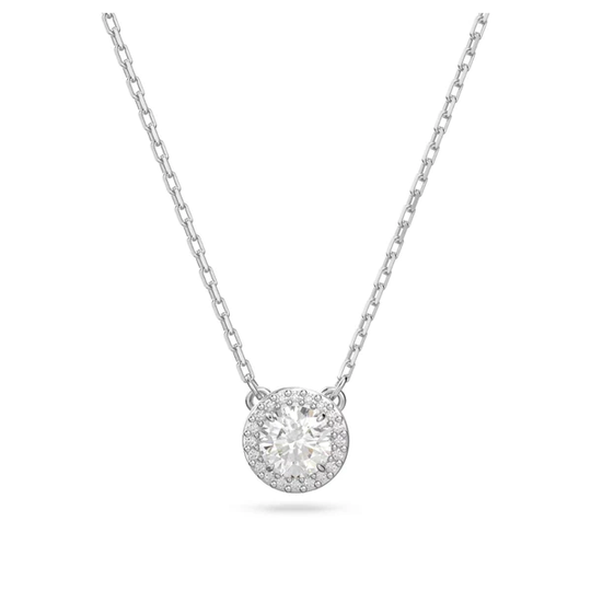 Swarovski Constella riipus, vaalea metalli ja kirkkaat kristallit