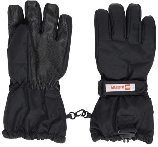 Lego Wear Atlin Hanskat, Black, 158-164