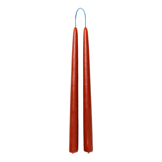 ferm LIVING Dipped kynttilä, 2 kpl, 2,2 cm, ruoste