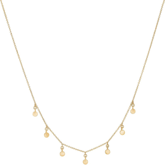 Enamel Raindrops Choker Kullattu Hopea Kaulakoru N26GM