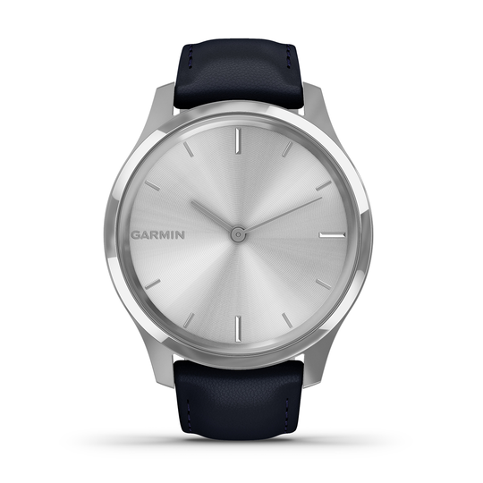 Garmin Vivomove Luxe Premium Silver-Blue 010-02241-00