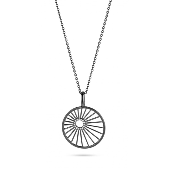 Spirit Icons Aura Pendant Sterlinghopea Kaulakoru Ja Zirkonia S10623-45