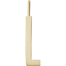 Design Letters Archetype Charm 16 mm Gold A-Z L