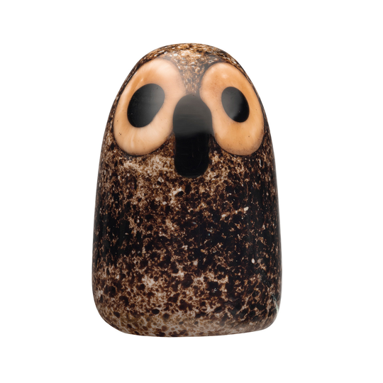 Iittala Birds by Toikka Riihipöllön poikanen, ruskea