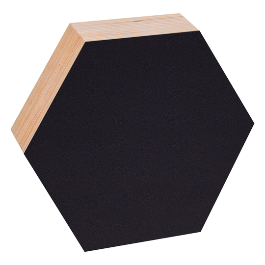 Kotonadesign Muistitaulu hexagon, 26 cm, musta