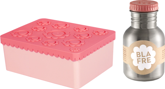 Blafre Eväsrasia Kukat & Teräspullo 300 ml, Vaaleanpunainen