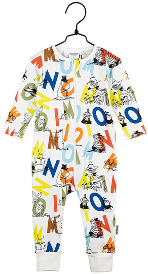 Muumi Vimmel Pyjama, Luonnonvalkoinen, Koko 62