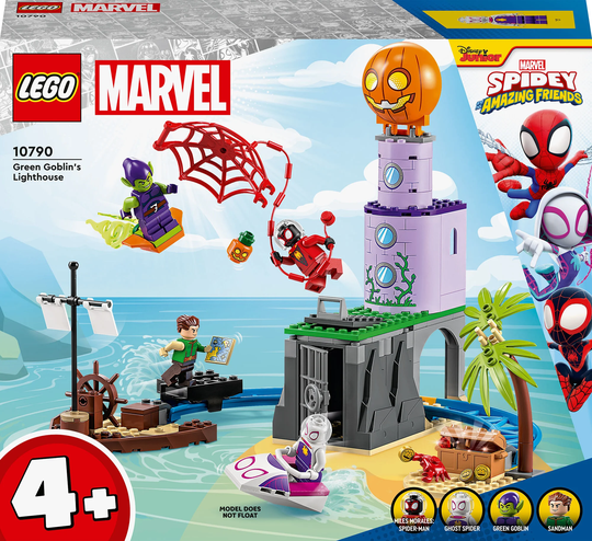 LEGO DUPLO Spidey 10790 Team Hämis Vihreän Menninkäisen majakalla