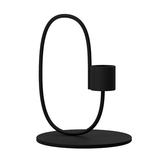 Cooee Design Swoop kynttilänjalka Musta