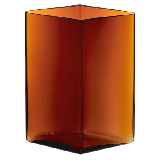 Iittala Ruutu maljakko, 205 x 270 mm, kupari
