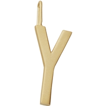 Design Letters Archetype Charm 16 mm Gold A-Z Y
