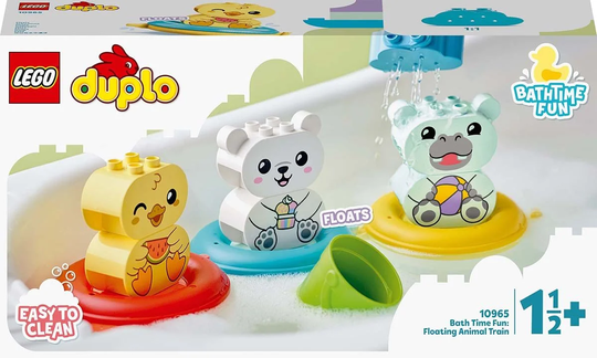 LEGO DUPLO 10965 Hauskoihin Kylpyhetkiin: Kelluva Eläinjuna