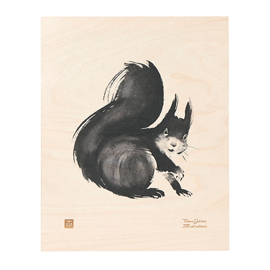 Teemu Järvi Illustrations Orava vanerijuliste