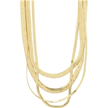 10221-2011 OPTIMISM Snake Chain Necklaces 2 In 1 1 set