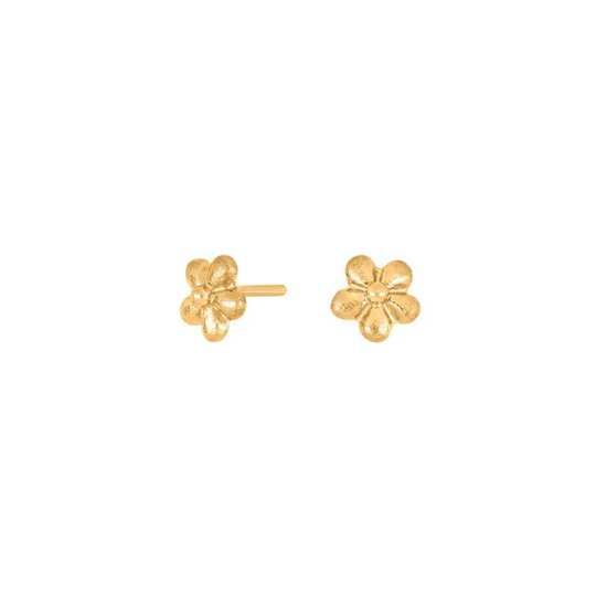 Nordahl Andersen Flower Kullattu Hopea Korvakorut 30060205900