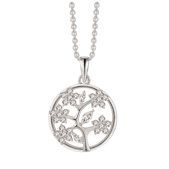 Støvring Design Tree Of Life Sterlinghopea Kaulakoru Ja Zirkonia 16249052