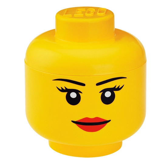 Room Copenhagen Lego Storage Head säilytysrasia, L, Tyttö