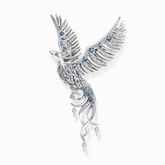 Thomas Sabo Phoenix riipus, hopeaa, PE937-945-7